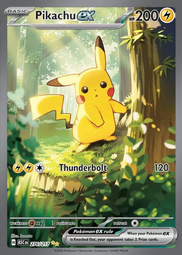 Pikachu Pokémon TCG card collectible